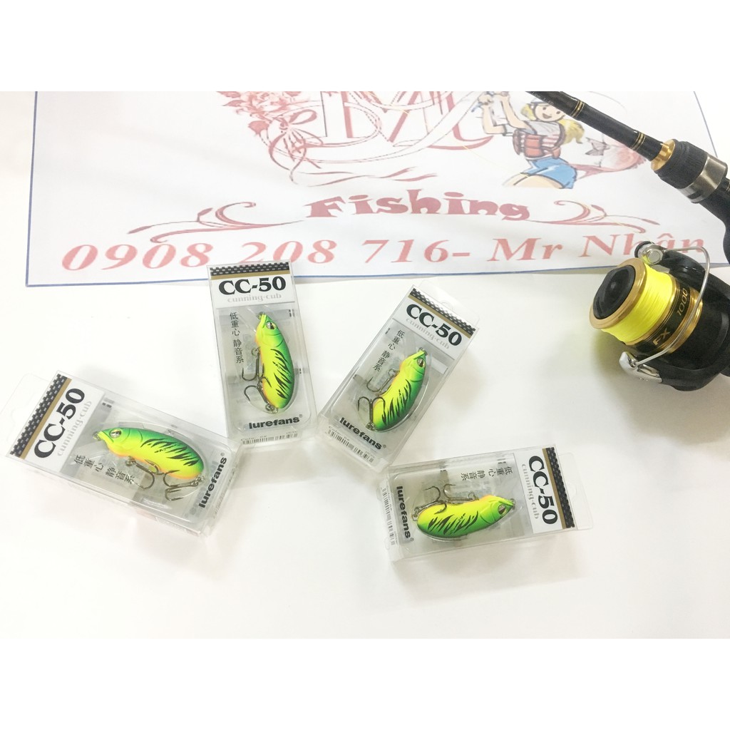 Mồi Lure CC50 Câu Cá Lóc - Tráp - Chẽm- Mú-Nhồng