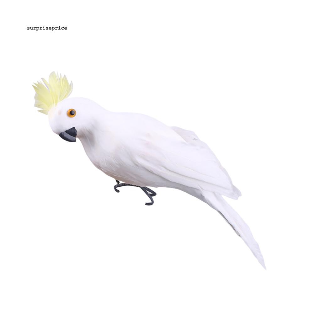 Vẹt cảnh giả 25/35cm sinh động trang trí đa dụng chất lượng cao