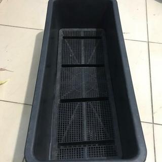 Combo 10 chậu trồng cây trồng rau thông minh - Màu đen (60x26x21cm)