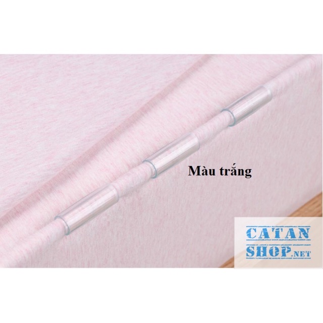 Set 12 Kẹp nhựa trong cố định chống trượt cho chăn ga giường tiện lợi