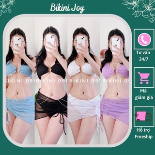 Set bikini 3 món chất thun xốp cao cấp