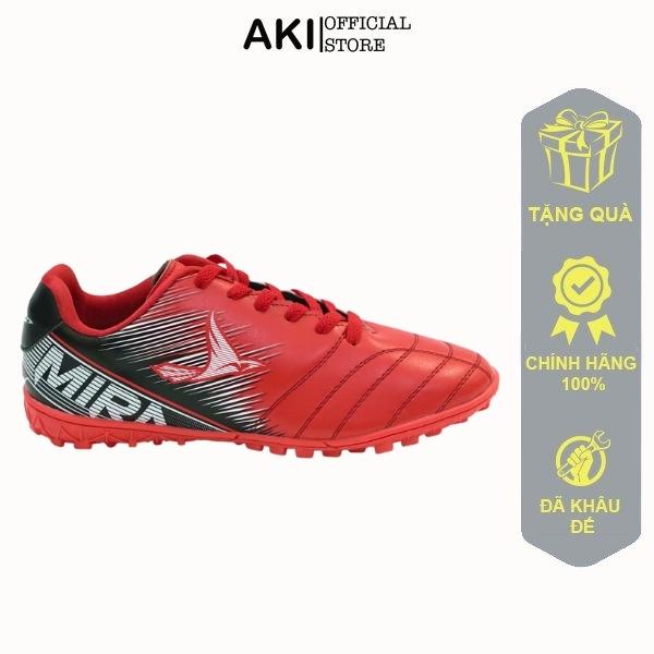 Giày đá bóng cỏ nhân tạo Mira Pro Đỏ thể thao nam chính hãng đẹp rẻ - PR003