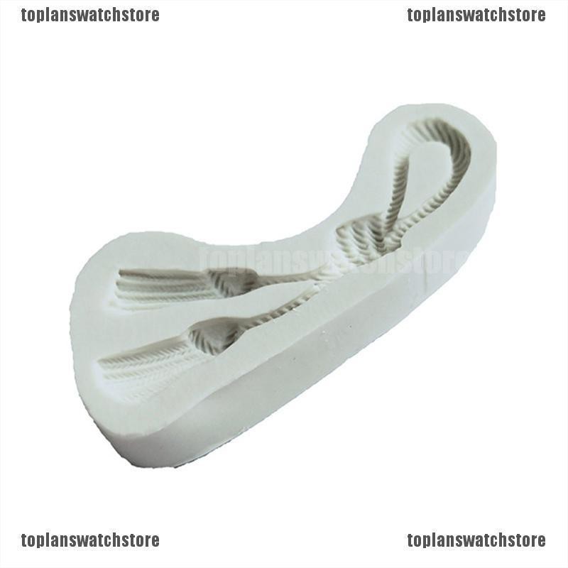 Khuôn Silicone Tạo Hình Dây Thừng Trang Trí Bánh