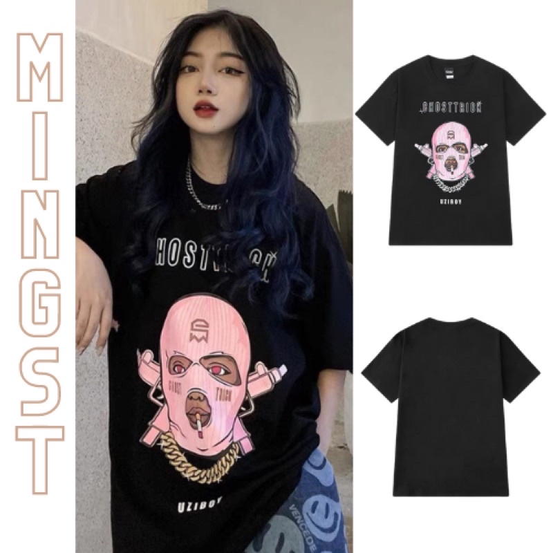 Áo Thun Tay Lỡ Cotton 2 Chiều Dáng Rộng Unisex, Áo Phông Nam Nữ Oversize Hình In Skull ATSK | BigBuy360 - bigbuy360.vn