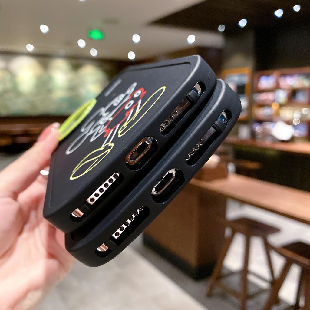 Ốp Điện Thoại Mềm Hình Chuột Mickey Cho IPhone 13Promax 12 11 7Plus X Xs Max XR