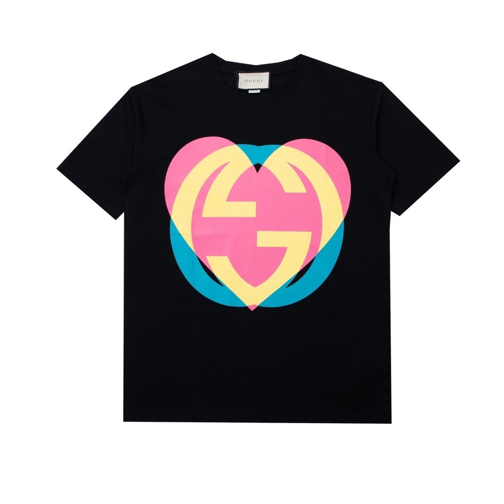 Áo Thun Tay Ngắn In Họa Tiết Gucci Thời Trang Cho Nam Và Nữ