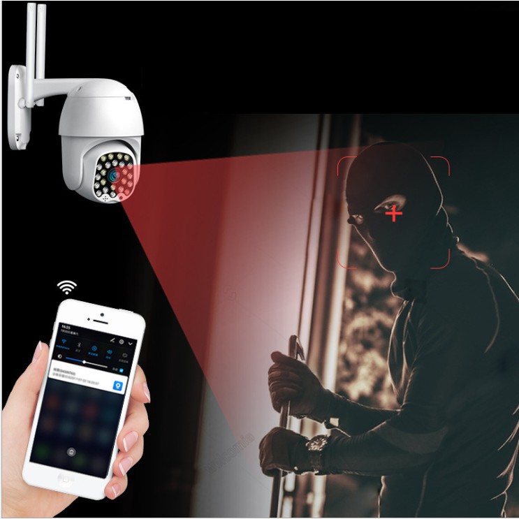 Camera Yoosee Ngoài trời 24 Led Xoay 360 độ 3.0Mpx chuẩn 1296Pixel | BigBuy360 - bigbuy360.vn
