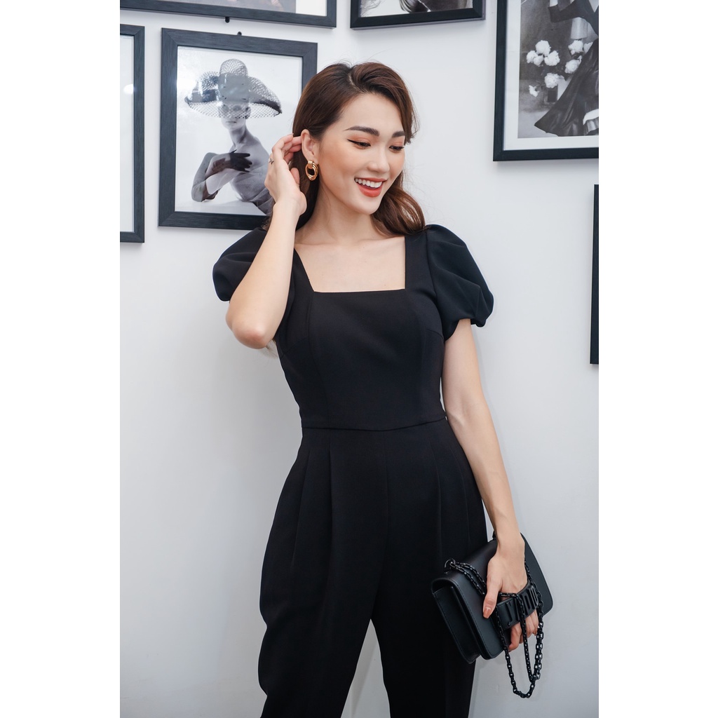 Bộ Jumsuit Nữ MY WAY Tay Bồng Cổ Vuông Sang Trọng MQLA116