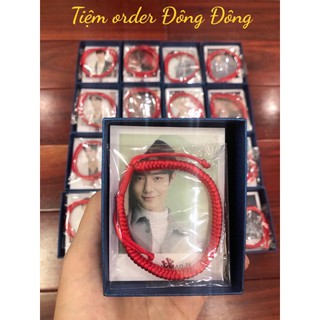 Vòng tay đỏ may mắn Tiêu Chiến kèm hộp