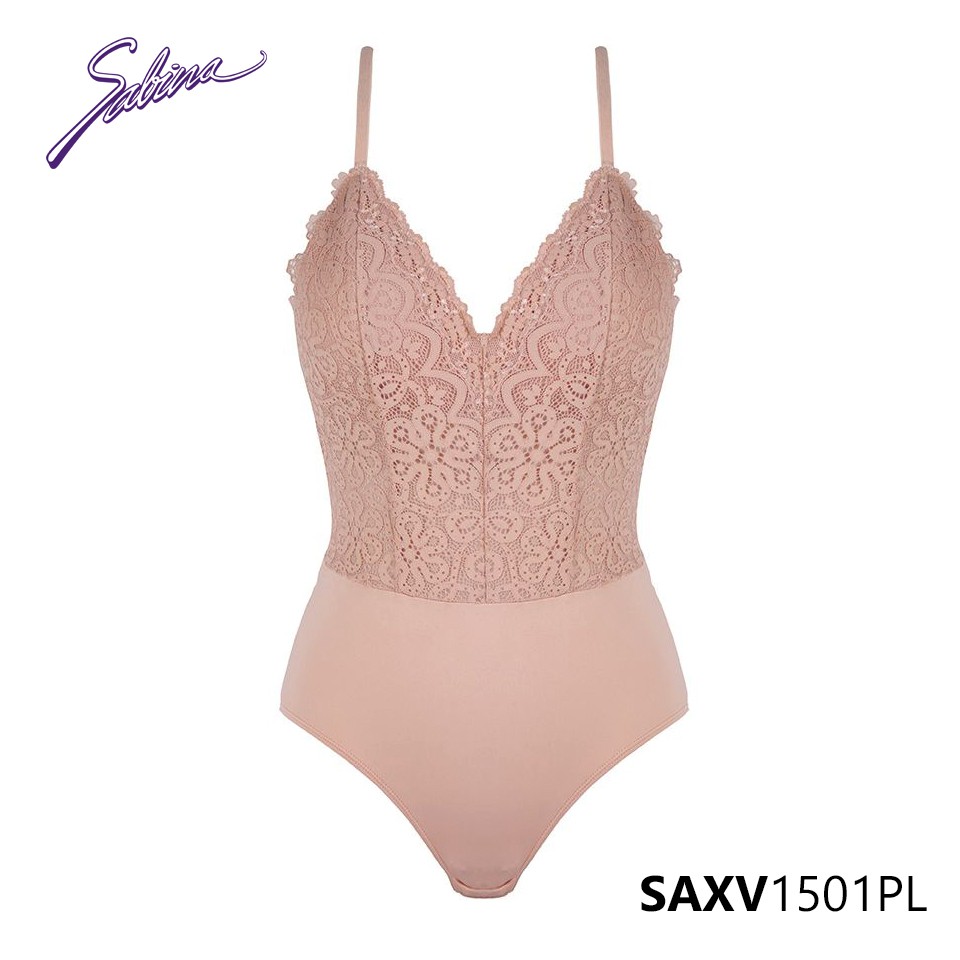 Bộ Đồ Lót Liền Thân Bodysuit Chất Liệu Ren Quyến Rũ Màu Hồng Gorgeous By Sabina SAXV1501PL | WebRaoVat - webraovat.net.vn