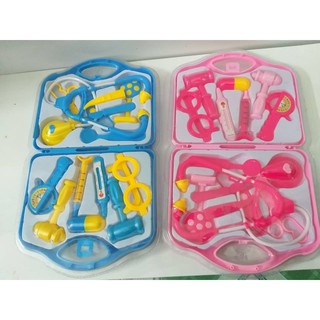 Bộ Đồ Chơi Bác Sĩ vali hai màu hồng xanh