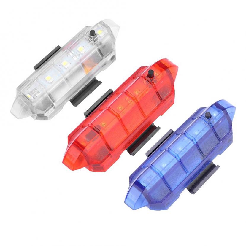 Đèn Đuôi Xe Đạp 5 Bóng Led Có Cổng Sạc Usb