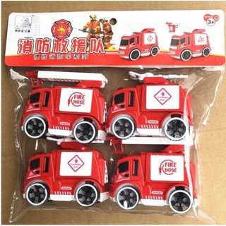 BỘ 4 XE CỨU HOẢ CÓ ĐÀ