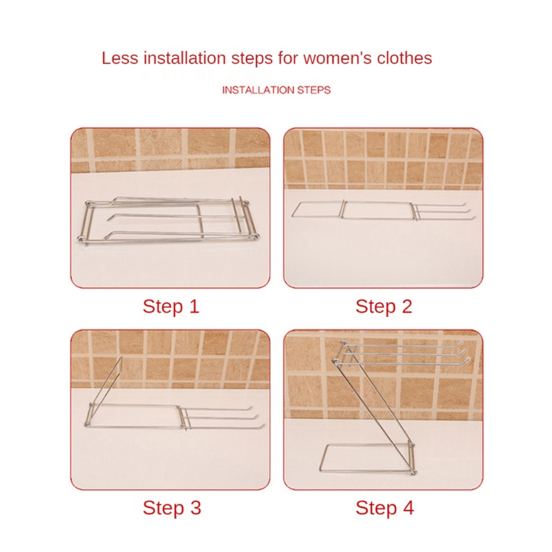 Giá Đỡ Phơi Khăn Lau Chén Dĩa Gấp Được