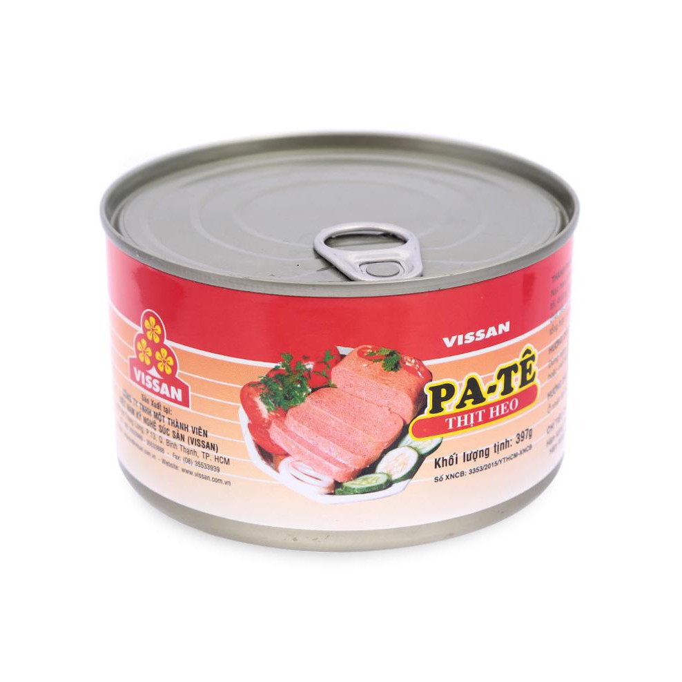 Patê Thịt Heo Vissan Hộp 397 G