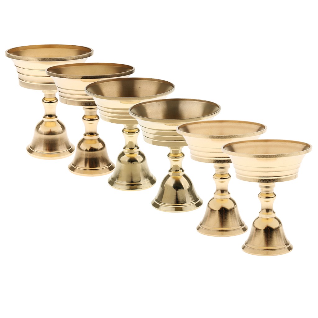 Đế Đèn Cầy Bằng Đồng Thau Kích Thước 5.5cm