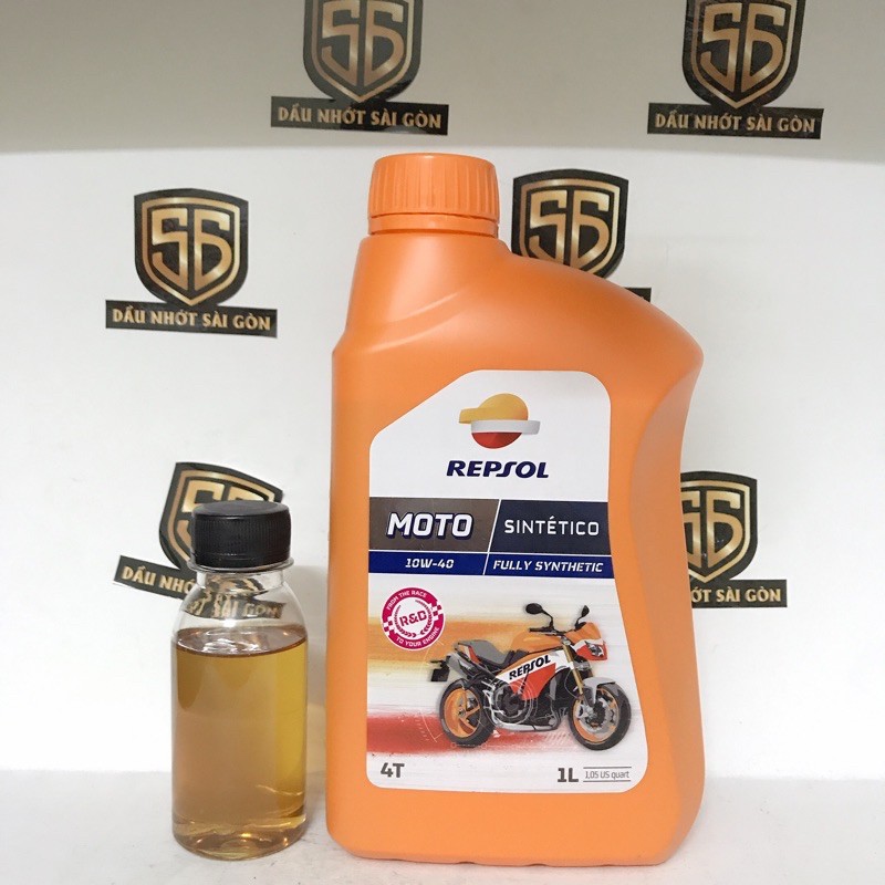 Nhớt cao cấp Repsol Sintetico 10W40 Fully Synthetic 1L