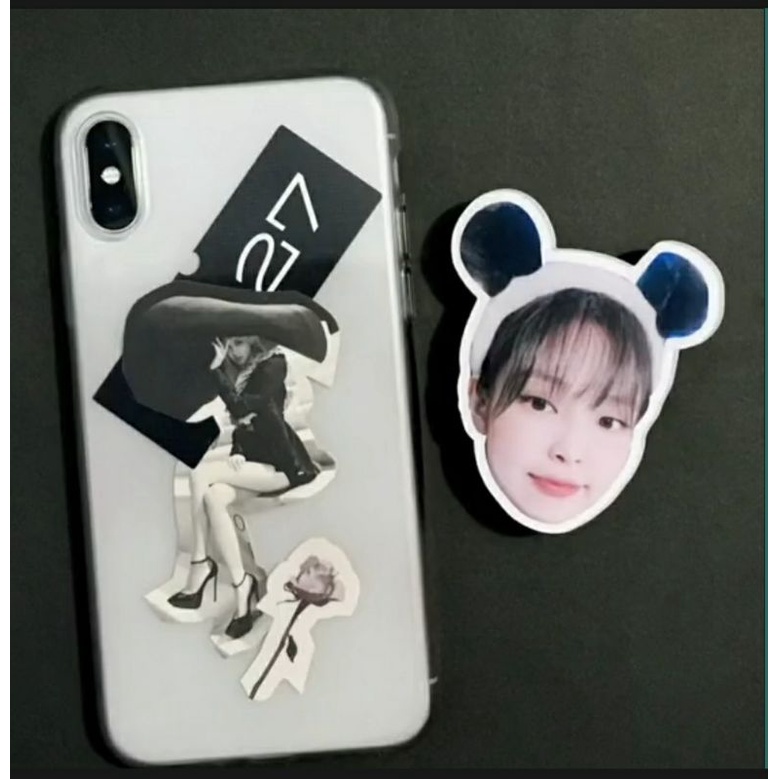 GRIPTOK BLACKPINK giá đỡ điện thoại in hình thành viên nhóm BlackPink meme đáng yêu