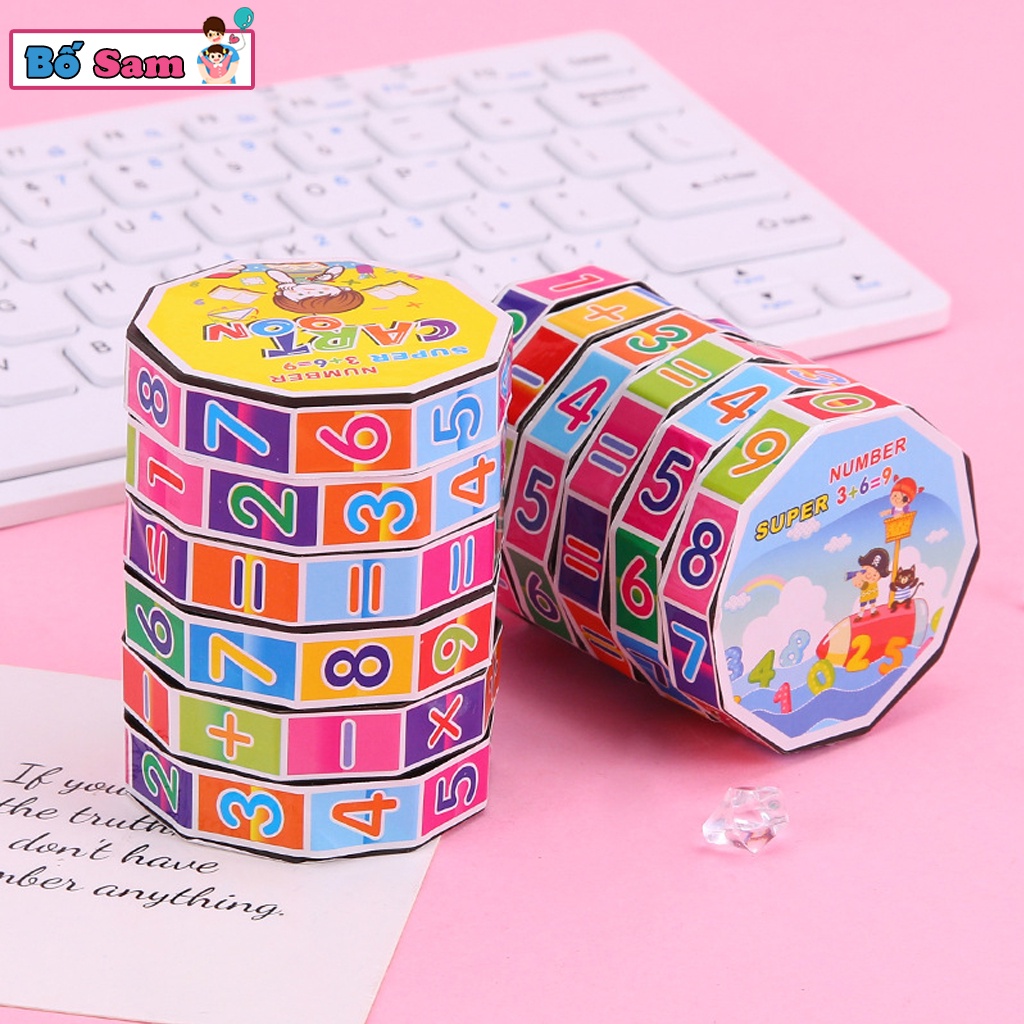 Đồ Chơi rubik toán học cho bé giải đố vừa chơi vừa học, phát triển tư duy logic Shop Bố Sam