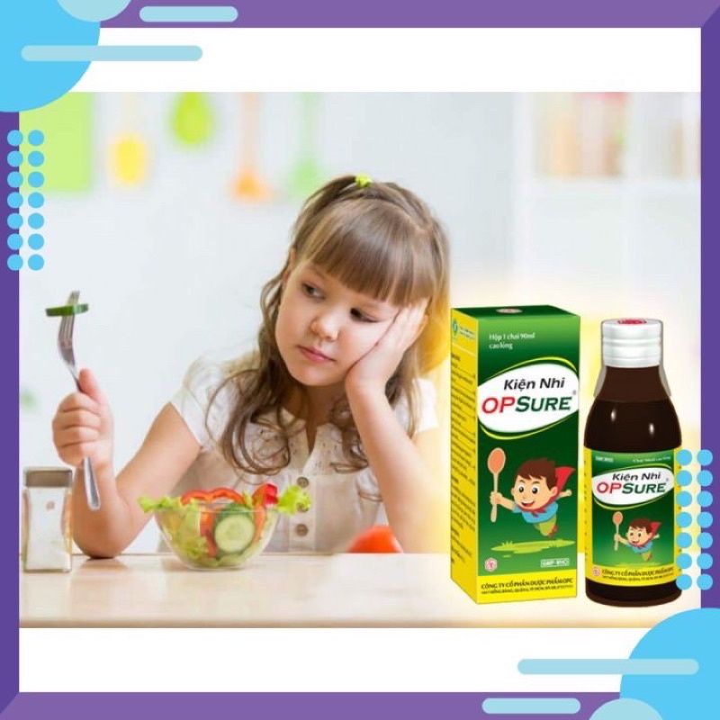 Siro KiỆN NHI cho trẻ đổ mồ hôi trộm và biếng ăn chai 90 ml