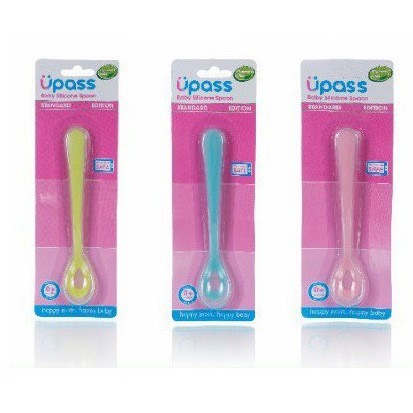 Thìa ăn dặm silicone Upass cho bé  UP3001W