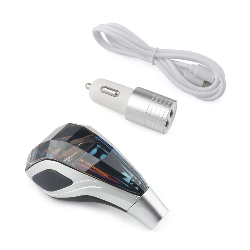 Tay Cầm Pha Lê Thông Dụng Cho Xe Hơi Mới Núm Cần Số Đầu Cần Số Cho Toyota VW Honda Hyundai Mitsubishi