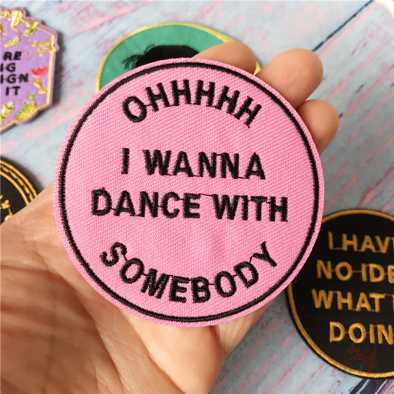 Miếng dán ủi thêu họa tiết nhân vật phim hoạt hình make a wish find your road