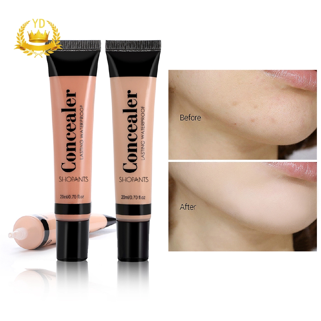 [Hàng mới về] Kem che khuyết điểm chống thấm nước dưỡng ẩm da mặt hiệu SHOPANTS