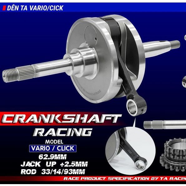 DÊN ĐÔN VARIO / CLICK 125 TA RACING +2.5MM