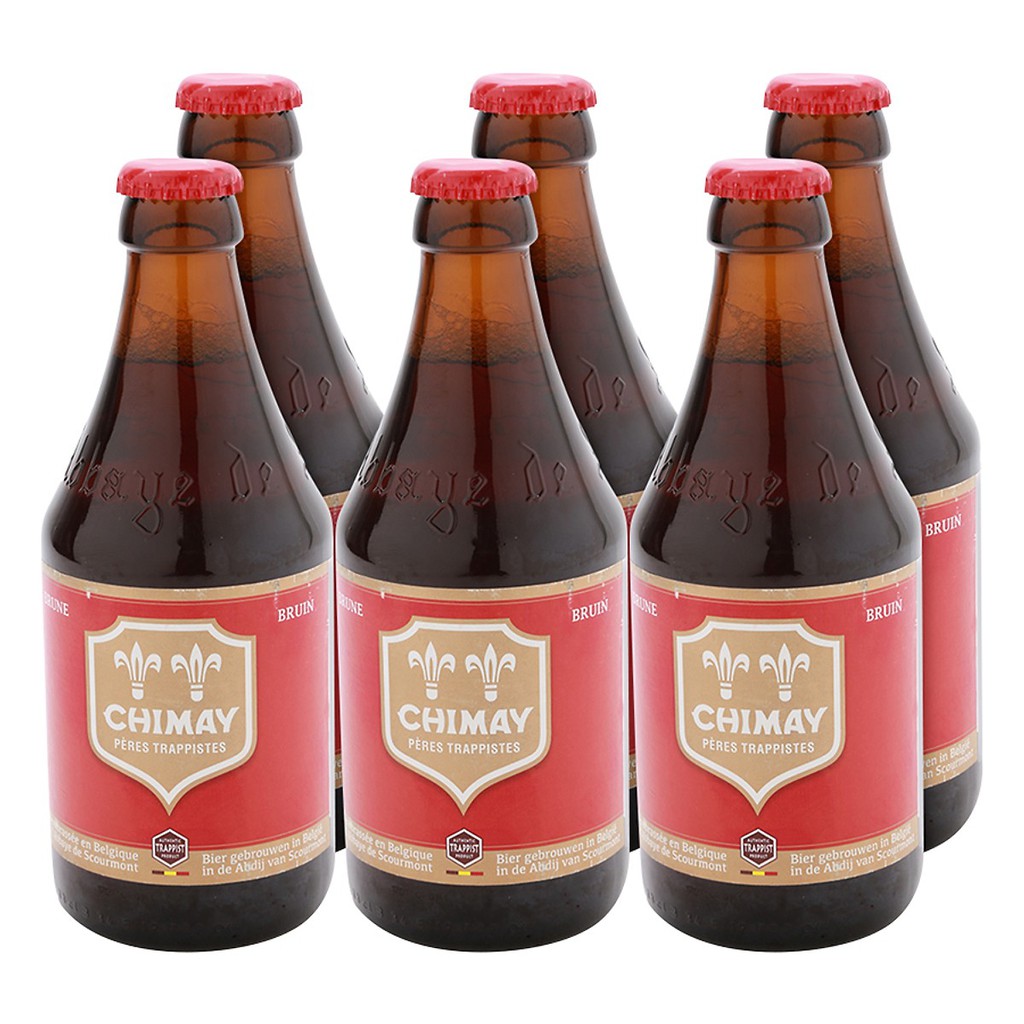 Lốc 6 Chai Bia Bỉ Chimay Đỏ (Red) (330ml/chai)