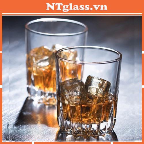 Ly thủy tinh đáy khía 280ml nhập khẩu Thái Lan