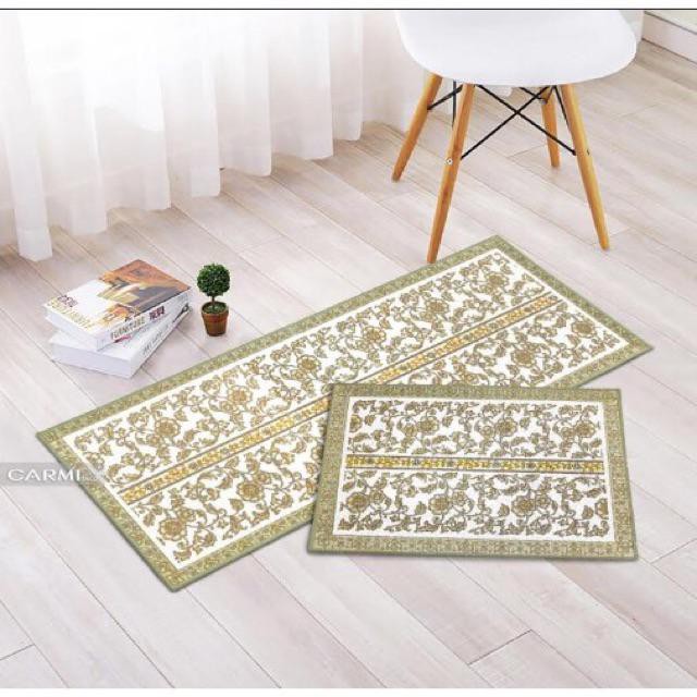 Bộ 2 Thảm Carmi Elegance Cao Cấp Kích thước 45x65/45x120 cm