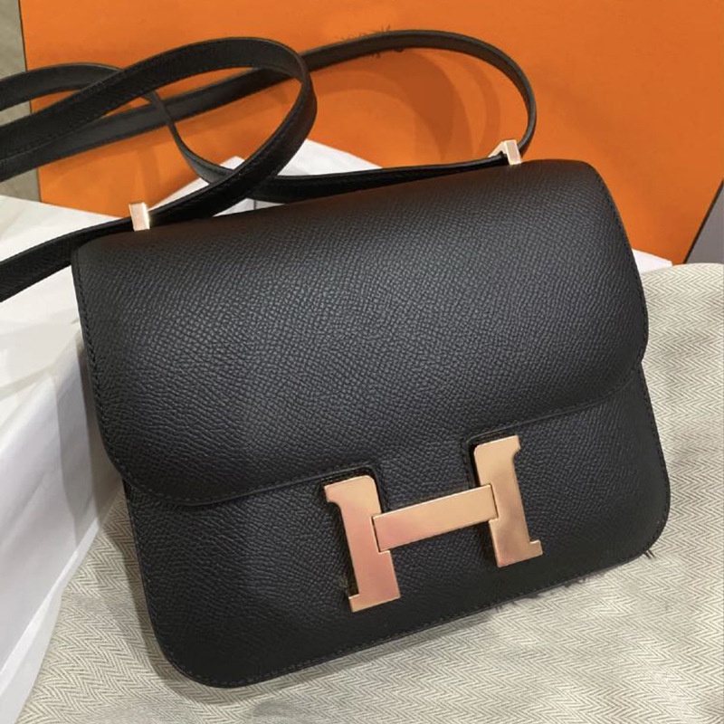 Túi xách JASMIN NOIR từ da PU hình vuông cỡ nhỏ phong cách cổ điển thời trang cho nữ