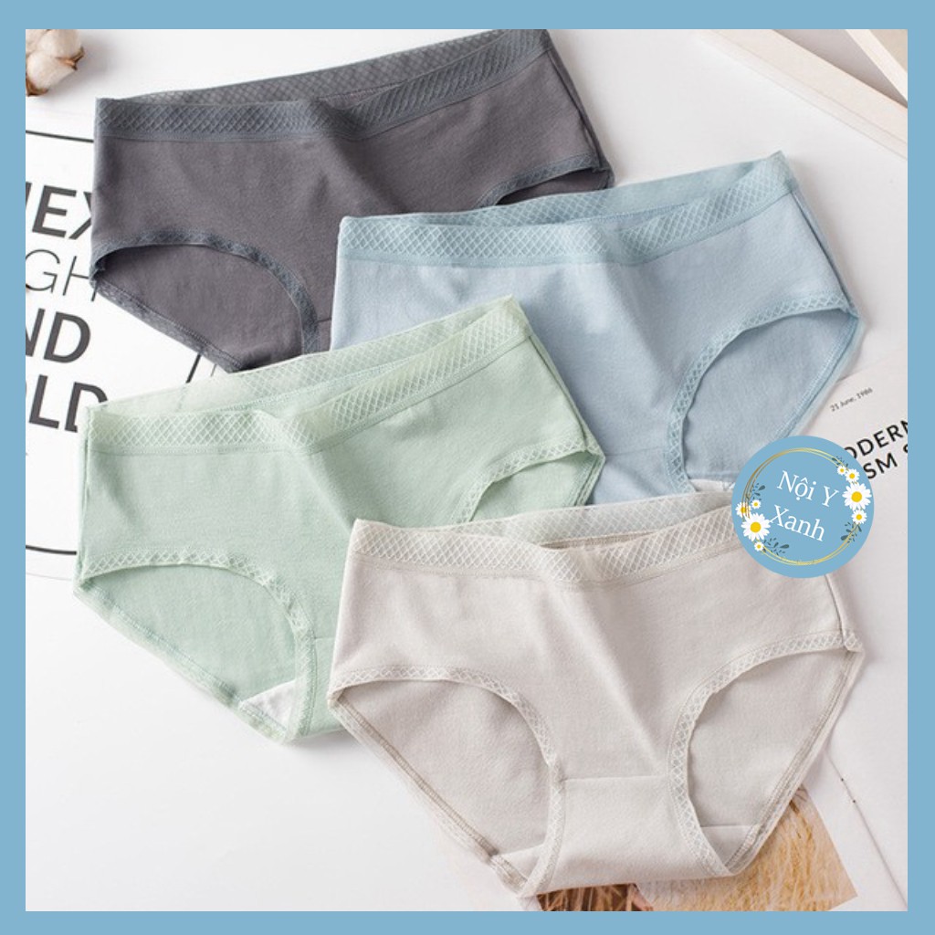 Quần Lót Cotton Cạp Lưới Cao Cấp, quần lót cotton tăm tre viền lưới mẫu mới sexy Quần lót nữ cotton cao cấp nâng mông | WebRaoVat - webraovat.net.vn