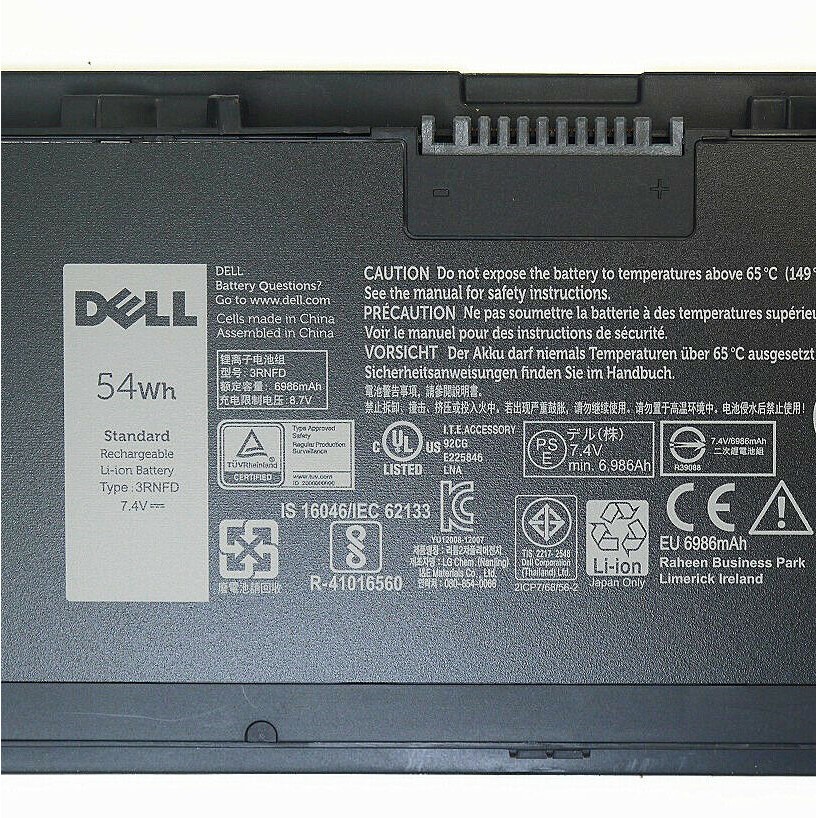 ⚡️Pin laptop Dell Latitude E7440 E7420 E7450 Type 34GKR 3RNFD PFXCR