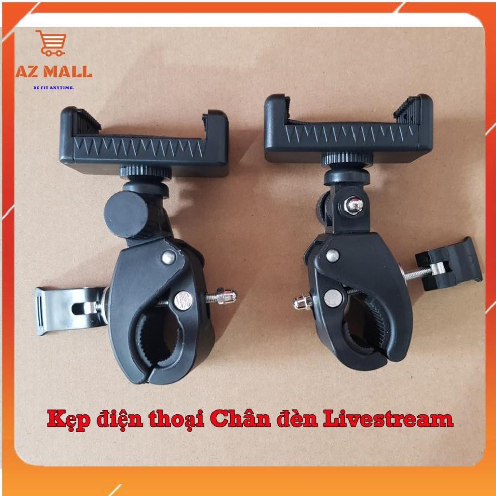 Kẹp điện thoại gắn chân đèn Livestream, Chân tripod tiện lợi, hỗ trợ chụp ảnh, livestream dễ dàng hơn. | BigBuy360 - bigbuy360.vn