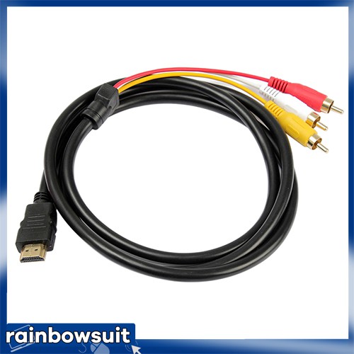 Cáp chuyển âm thanh từ HDMI 5 chấu ra AV 3 RCA