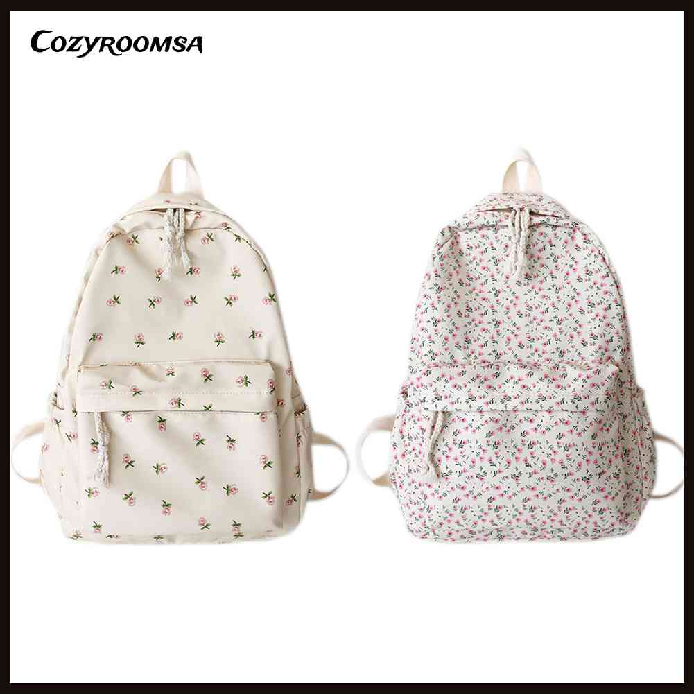 Balo Đi Học / Du Lịch Cỡ Lớn In Hoa Thời Trang