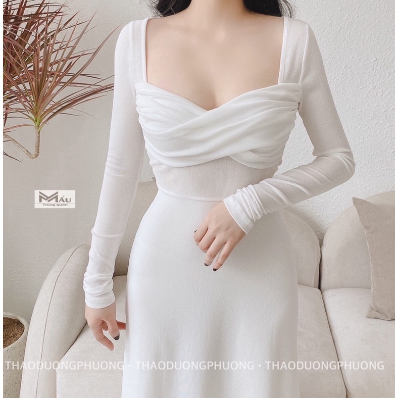 Váy mãi chéo ngực