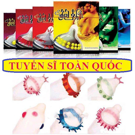 Bao Cao Su Runbo Gân Gai Bi Râu Hộp 1 cái -