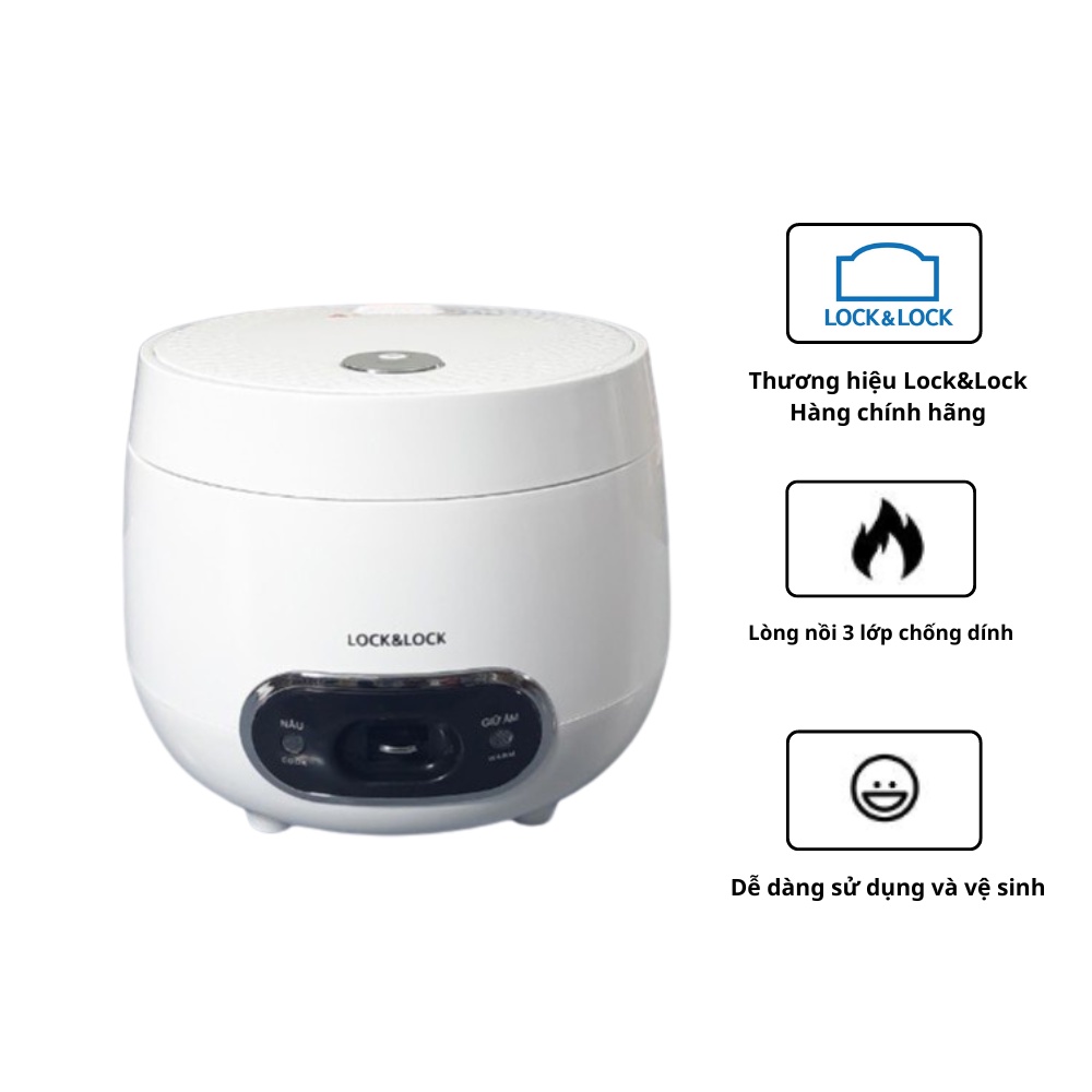 Nồi Cơm Điện Mini Dung Tích 0.8 lít Lock&amp;Lock - EJR426 EJR326