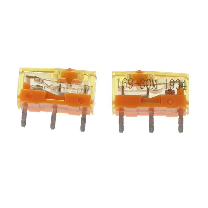 RUN♡ 2Pc TTC Dustproof Gold Mouse Micro Switch Micro Button Gold Contactor 30 Million