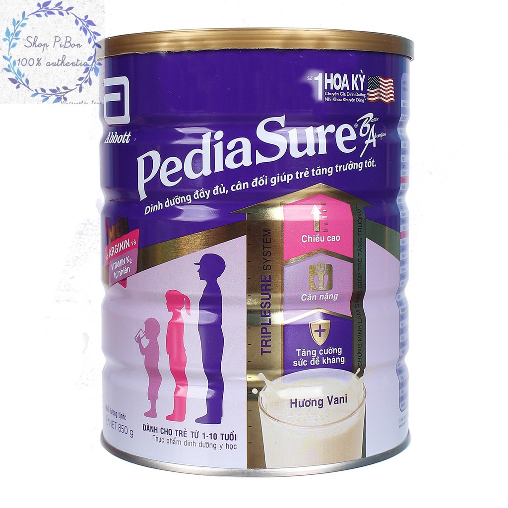 Sữa Bột Pediasure BA Lon 850g