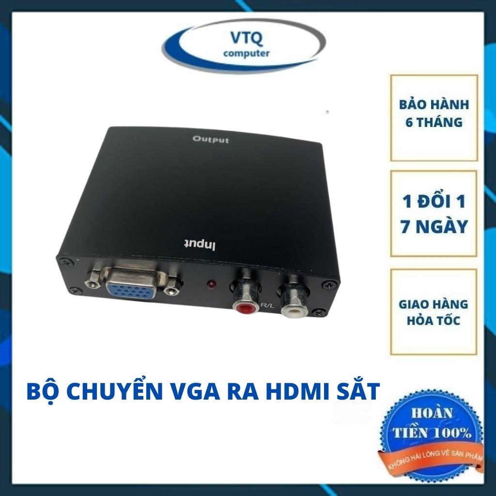 Bộ chuyển VGA to HDMI (sắt), bộ chuyển vga to hdmi sắt chất lượng cao