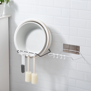 Can stick up wash basin receives wear
