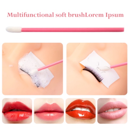 [Hàng mới về] Set 50 cọ thoa son môi/mascara/trang điểm lông mày dùng một lần