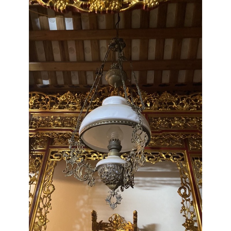 Đèn Đồng 3 dây Cổ phong cách Pháp