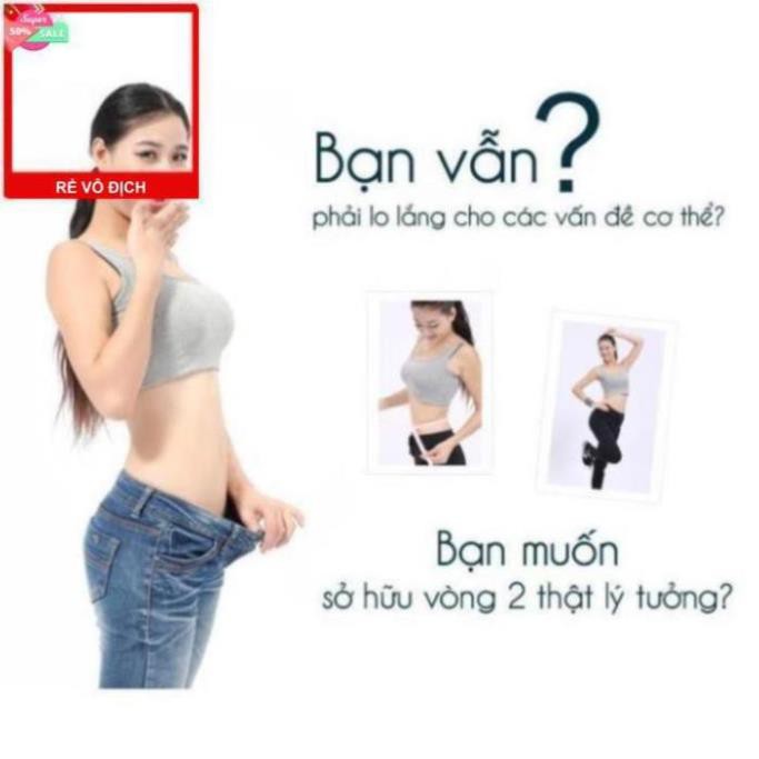 Đai massage giảm mỡ bụng HCR-X6, loại không dây dùng pin sạc - phiên bản mới 2020