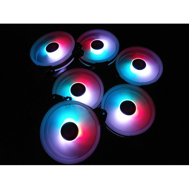 Quạt Tản Nhiệt, Fan Coolmoon Ver 3 / V3 Led RGB Trong Fan - Kết Nối Hub Coolmoon Bán lẻ