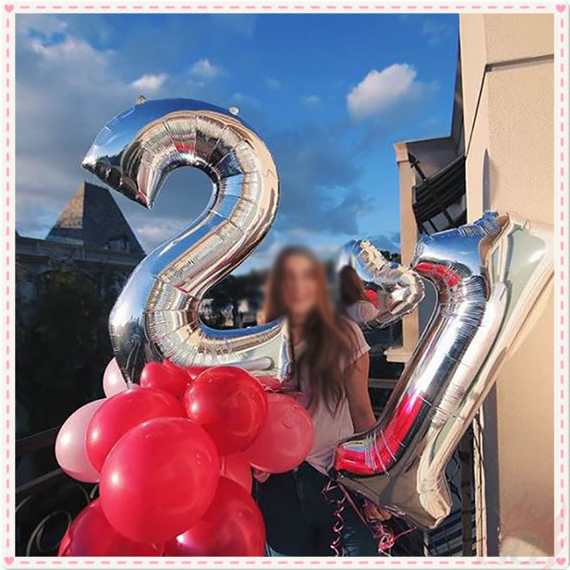 ♦ Trang Trí Tiệc - Bong Bóng ♦ 1 Cái Bong Bóng Giấy Số 40 Inch